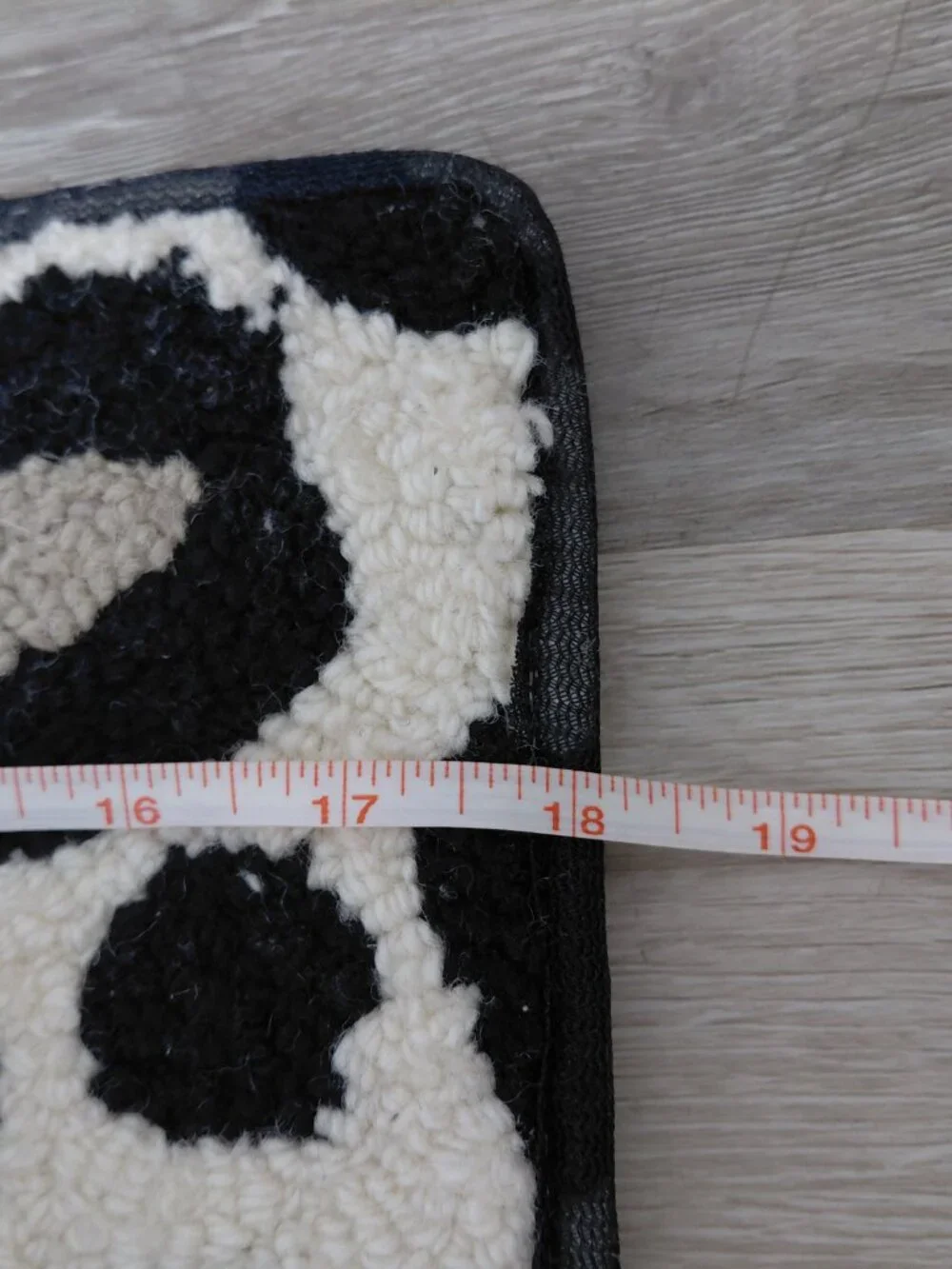Black & Gray Leopard Print Small Same Size Rectangle Area Rugs Set of 2